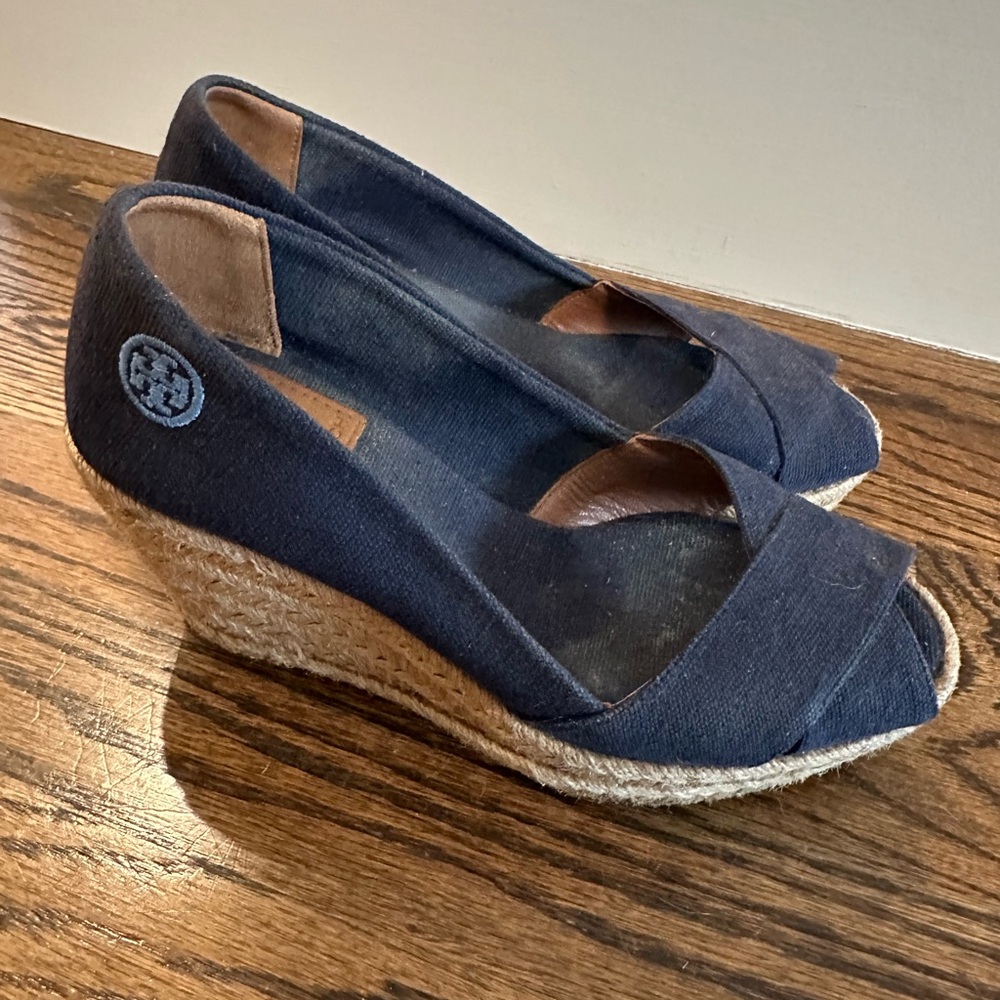 Tory Burch Filipa Wedge Espadrille Size 5.5